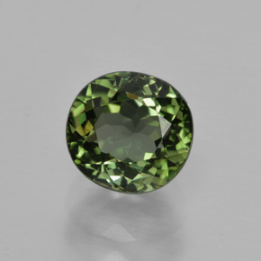 Turmalina verde natural 1,43ct, corte oval, VVS-VS
