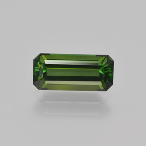 Turmalina Verde floresta Natural 1.34ct, Corte Esmeralda, VVS