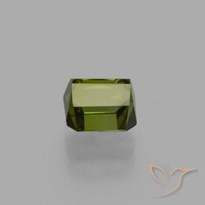 Turmalina Verde médio Natural 1.47ct, Corte Octógono / Esmeralda, VS