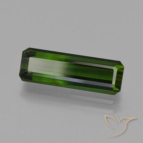 Turmalina verde natural 2,89ct, corte esmeralda, VS