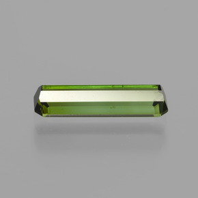 Turmalina verde vivo natural 1,13ct, corte esmeralda, VS