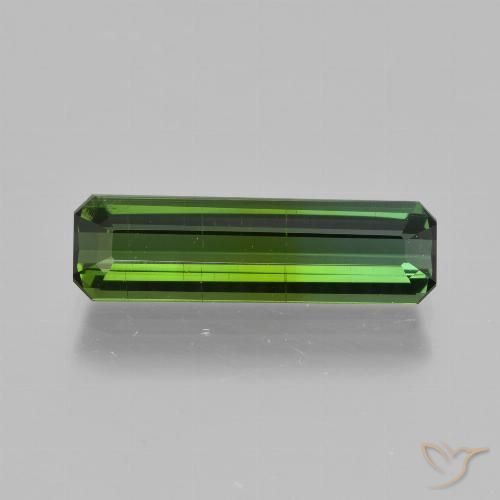 Turmalina Verde escuro Natural 1.81ct, Corte Octógono / Esmeralda, VS-SI