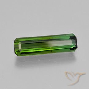 Turmalina Verde escuro Natural 1.81ct, Corte Octógono / Esmeralda, VS-SI