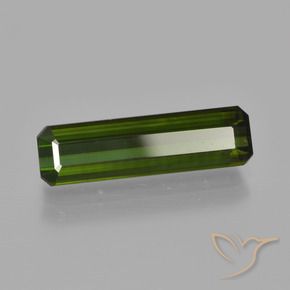 Turmalina Verde floresta Natural 2.77ct, Corte Octógono / Esmeralda, VS