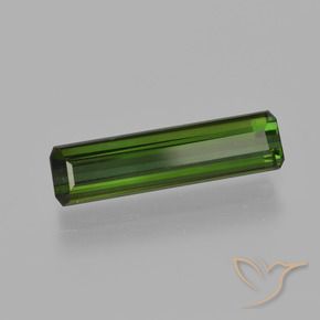 Turmalina Verde floresta Natural 1.91ct, Corte Octógono / Esmeralda, VVS-VS