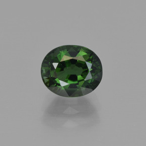Turmalina Verde médio Natural 1.19ct, Corte Oval, VVS-VS