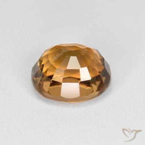 Turmalina ouro médio Natural 1.47ct, oval, VS