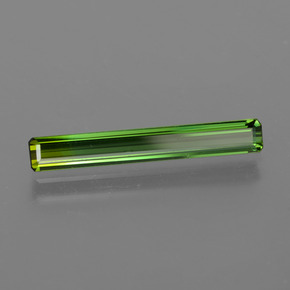 Turmalina Verde escuro Natural 1.55ct, Corte Esmeralda, VVS-VS