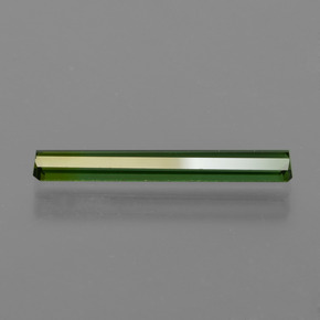 Turmalina Verde escuro Natural 1.55ct, Corte Esmeralda, VVS-VS