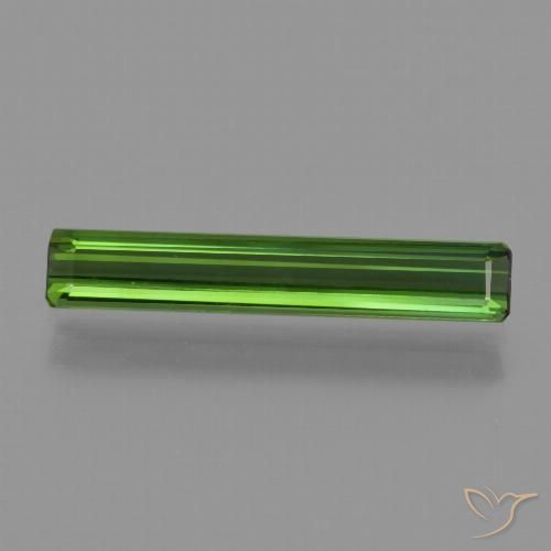 1.52ct Natural Verde floresta Turmalina, Corte Esmeralda, VVS-VS