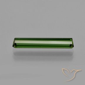 Turmalina Verde escuro Natural 1.59ct, Corte Octógono / Esmeralda, VS