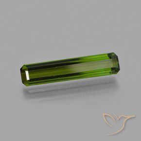 Turmalina Verde Terroso Natural 1.58ct, Corte Octógono / Esmeralda, VS