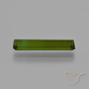 Turmalina Verde Terroso Natural 1.58ct, Corte Octógono / Esmeralda, VS