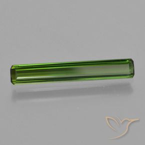 Turmalina Verde Terroso Natural 1.11ct, Corte Octógono / Esmeralda, VS