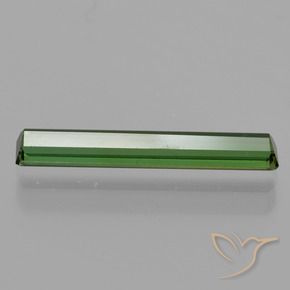 Turmalina Verde Terroso Natural 1.08ct, Corte Octógono / Esmeralda, VVS-VS