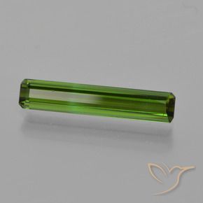 Turmalina Verde escuro Natural 1.00ct, Corte Octógono / Esmeralda, VS
