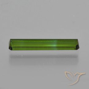 Turmalina Verde escuro Natural 1.00ct, Corte Octógono / Esmeralda, VS