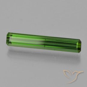 Turmalina Verde médio Natural 1.08ct, Corte Octógono / Esmeralda, VVS-VS
