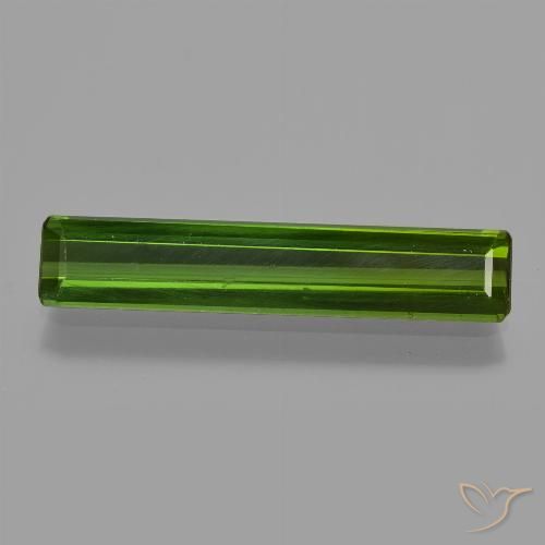 2.34ct Natural Verde escuro Turmalina, Corte Esmeralda, VVS-VS