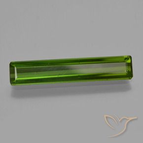 Turmalina Verde escuro Natural 2.34ct, Corte Octógono / Esmeralda, VVS-VS