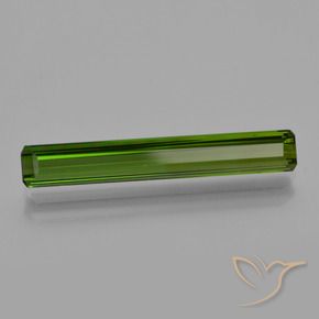 Turmalina verde escuro Natural 2.52ct, Corte Octógono / Esmeralda, VVS-VS