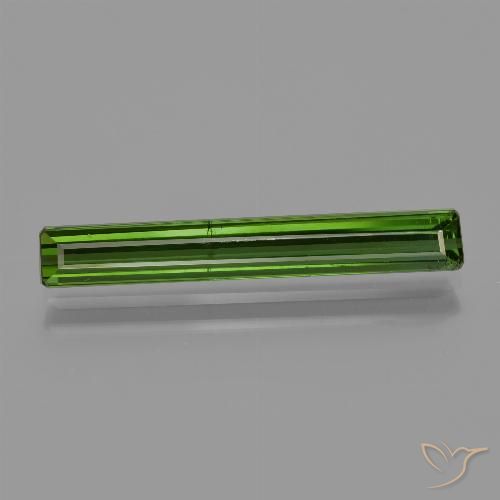 2.01ct Natural Floresta Profunda Verde Turmalina, Corte Esmeralda, VS-SI