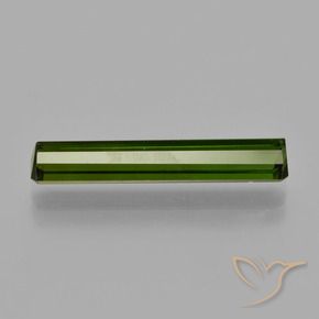Turmalina Verde escuro Natural 3.19ct, Corte Octógono / Esmeralda, VS