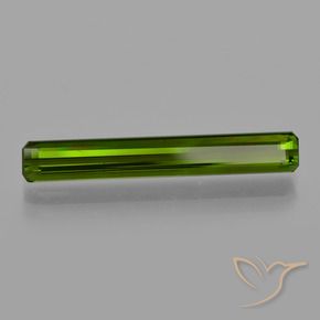 Turmalina Verde Terroso Natural 3.27ct, Corte Octógono / Esmeralda, VS