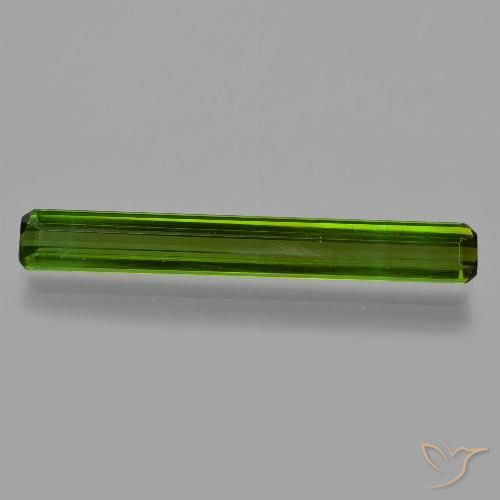 2.07ct Natural Verde floresta Turmalina, Corte Esmeralda, VS