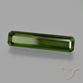 Turmalina Verde Terroso Escuro Natural 2.09ct, Corte Octógono / Esmeralda, VS