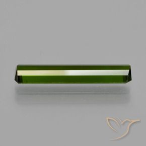 Turmalina Verde Terroso Escuro Natural 2.09ct, Corte Octógono / Esmeralda, VS