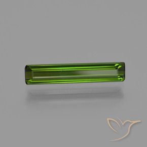 Turmalina Verde Terroso Natural 1.32ct, Corte Octógono / Esmeralda, VS