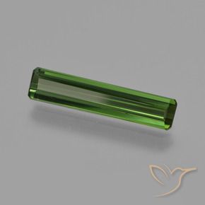 Turmalina Verde escuro Natural 1.36ct, Corte Octógono / Esmeralda, VS
