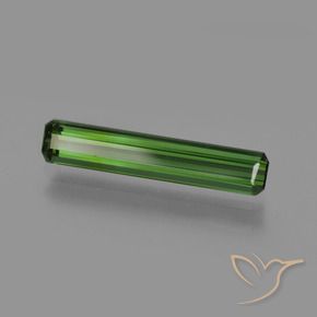 Turmalina verde escuro Natural 1.30ct, Corte Octógono / Esmeralda, VS
