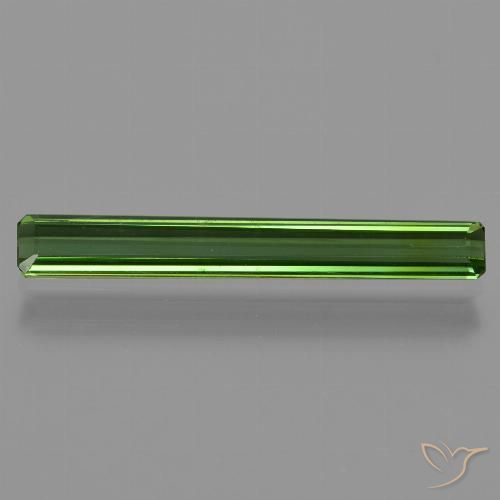 1.32ct Natural Floresta Profunda Verde Turmalina, Corte Esmeralda, VVS-VS