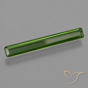 Turmalina Floresta Profunda Verde Natural 1.32ct, Corte Octógono / Esmeralda, VVS-VS