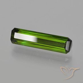 Turmalina Verde floresta Natural 1.67ct, Corte Octógono / Esmeralda, VVS-VS