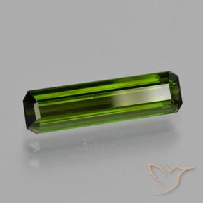 Turmalina Verde escuro Natural 1.64ct, Corte Octógono / Esmeralda, VS
