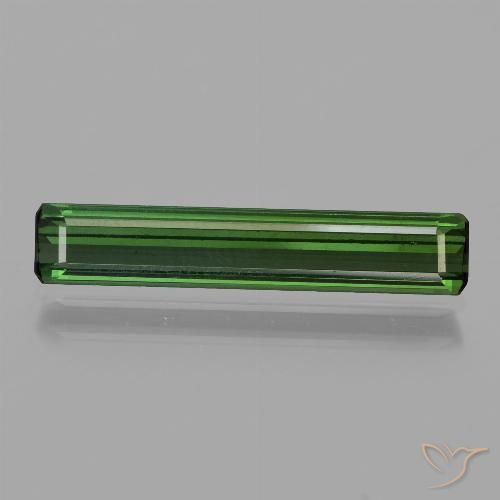 1.43ct Natural Verde médio Turmalina, Corte Esmeralda, VVS-VS
