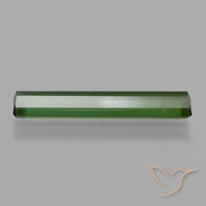 Turmalina Verde médio Natural 1.43ct, Corte Octógono / Esmeralda, VVS-VS
