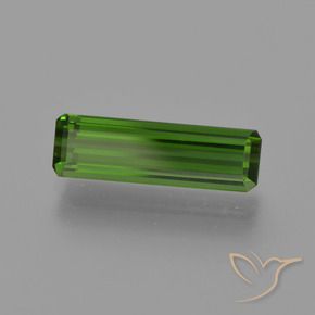 Turmalina Verde Terroso Natural 1.44ct, Corte Octógono / Esmeralda, VVS-VS