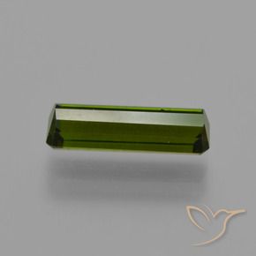 Turmalina verde escuro Natural 1.44ct, Corte Octógono / Esmeralda, VS