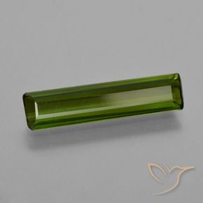 Turmalina Verde escuro Natural 1.44ct, Corte Octógono / Esmeralda, VS