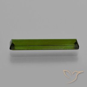 Turmalina Verde escuro Natural 1.44ct, Corte Octógono / Esmeralda, VS