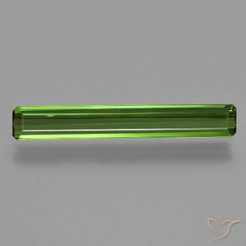 1.45ct Natural Verde floresta Turmalina, Corte Esmeralda, VS