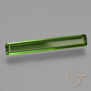 Turmalina Verde floresta Natural 1.45ct, Corte Octógono / Esmeralda, VS