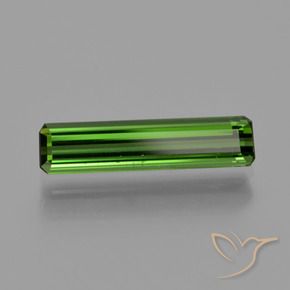 Turmalina Verde escuro Natural 1.13ct, Corte Octógono / Esmeralda, VVS-VS