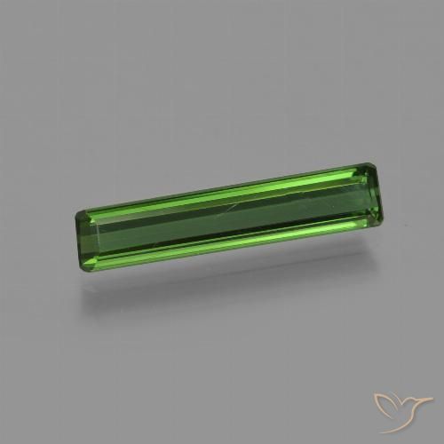 1.14ct Natural Verde floresta Turmalina, Corte Esmeralda, VVS-VS