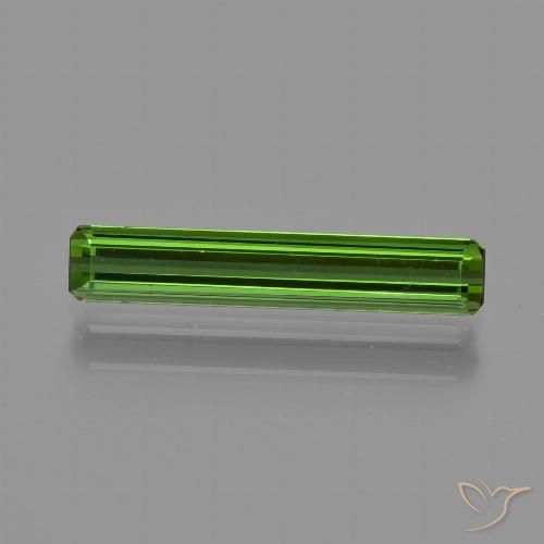 1.16ct Natural verde escuro Turmalina, Corte Esmeralda, VVS-VS