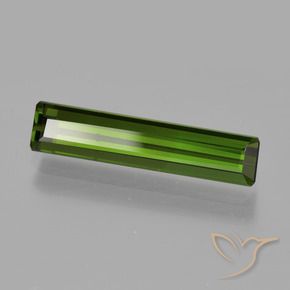 Turmalina Verde escuro Natural 1.76ct, Corte Octógono / Esmeralda, VS